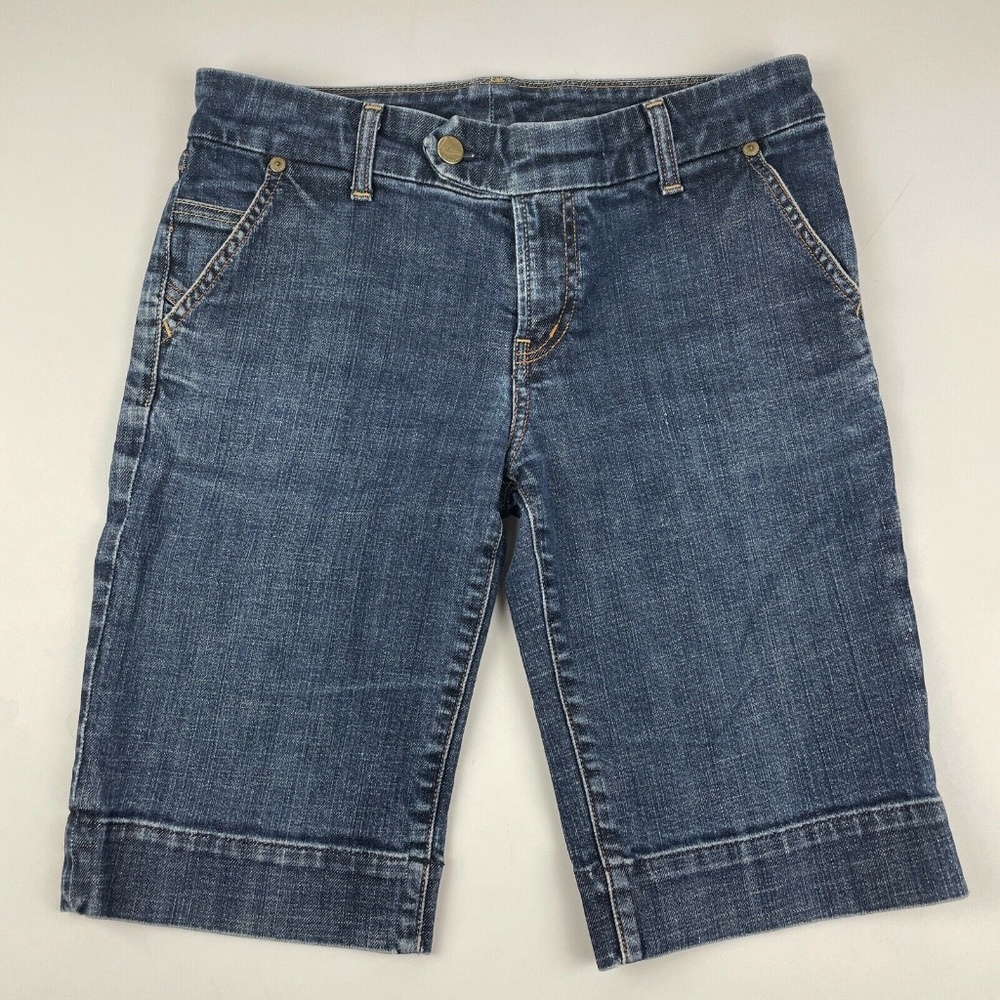 Citizens Of Humanity Women's Sz 28 Denim Jean Bermuda Shorts Made in USA